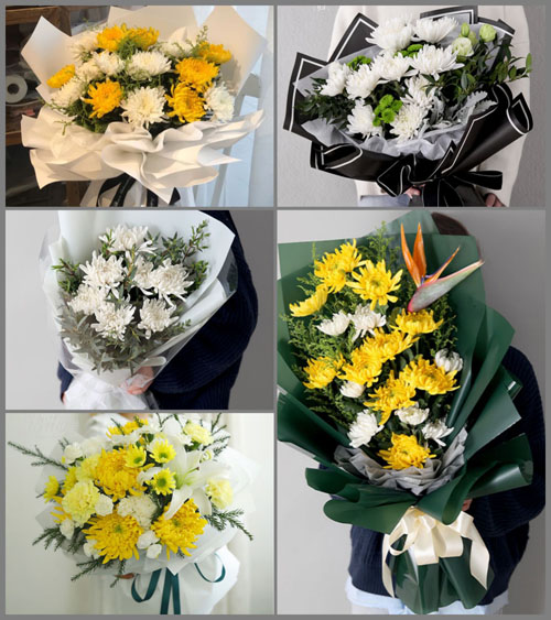 贵州六盘水水城县玉舍镇前进村白事花束代送